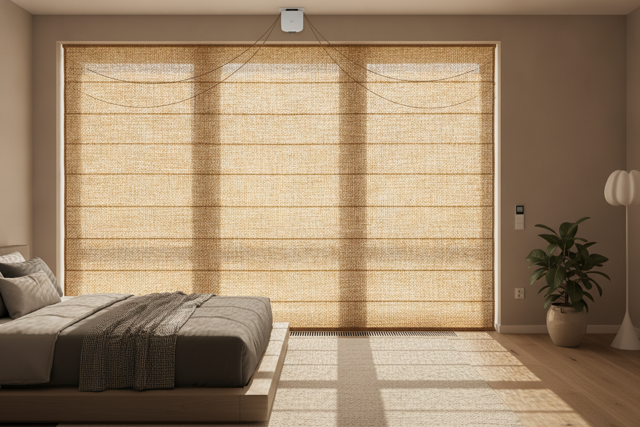 I Automated a Rattan Window Shade (And My Smart Motor Hated It)
