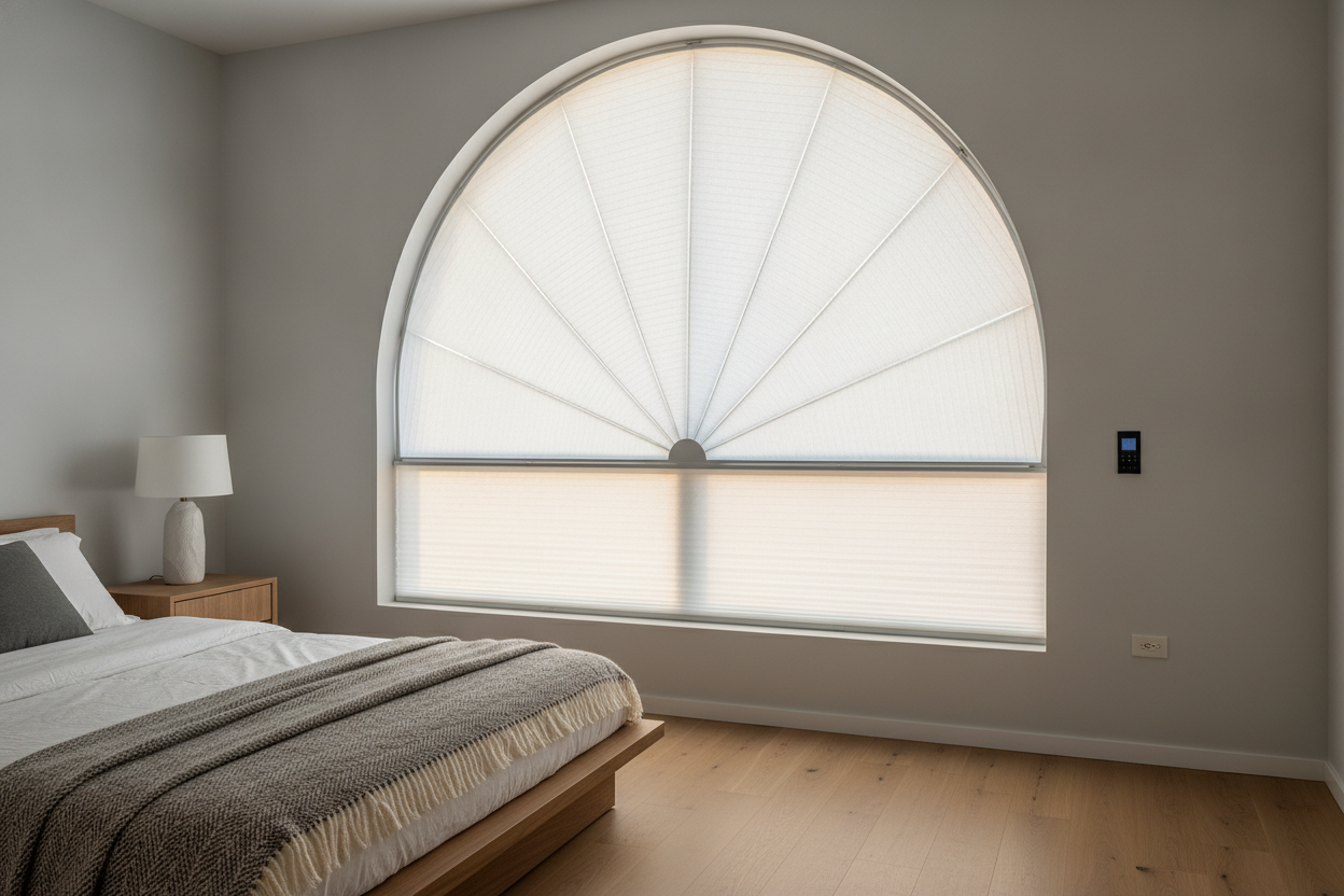 I Finally Replaced My Dusty Paper Fan Window Shade (Here is the Fix)