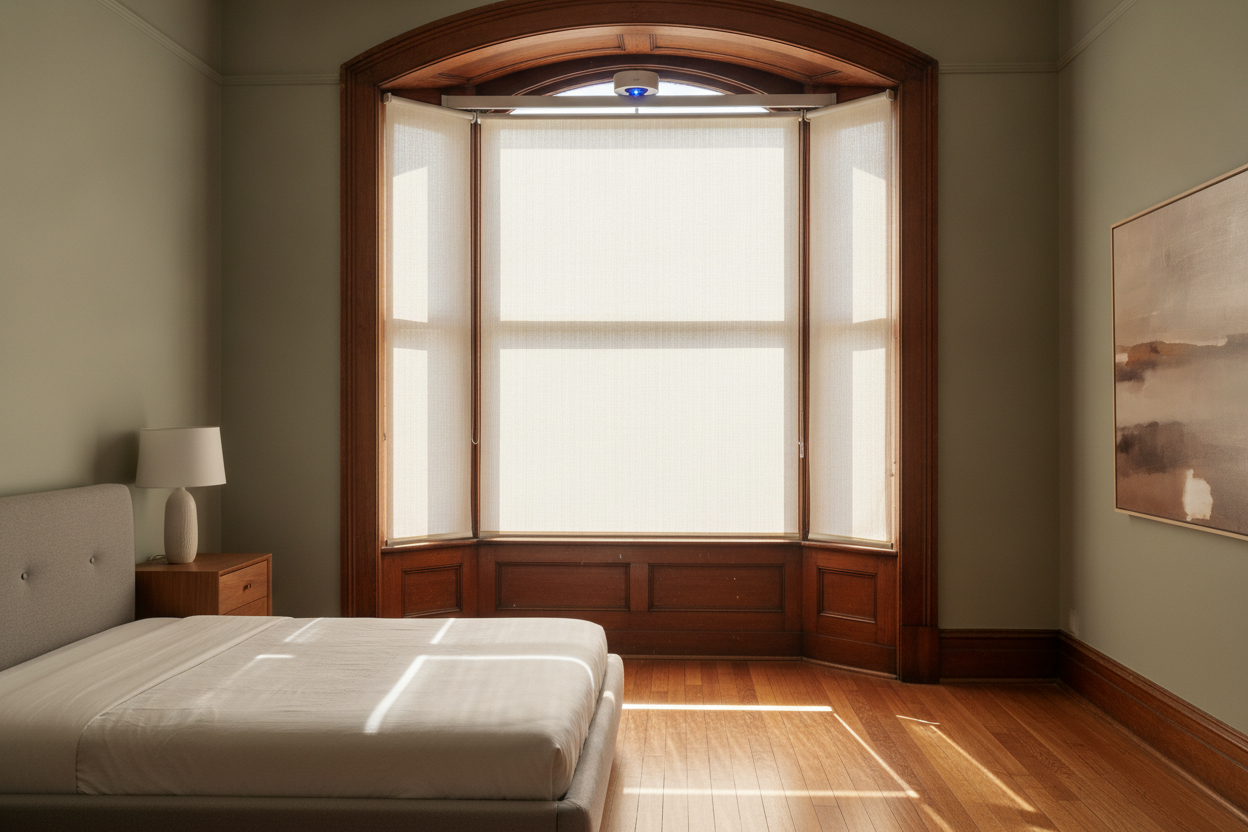 How I Motorized My Vintage Bangor Window Shade Without Ruining It