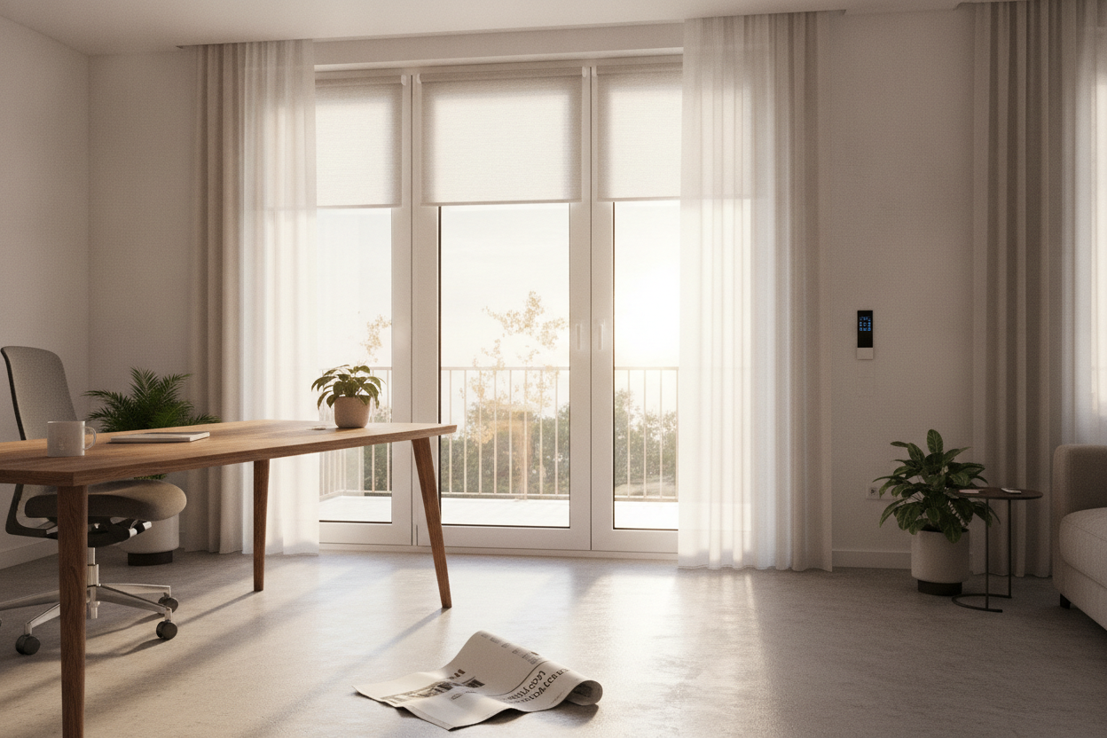 I Ruined My French Doors With a Stick-On Window Glass Shade