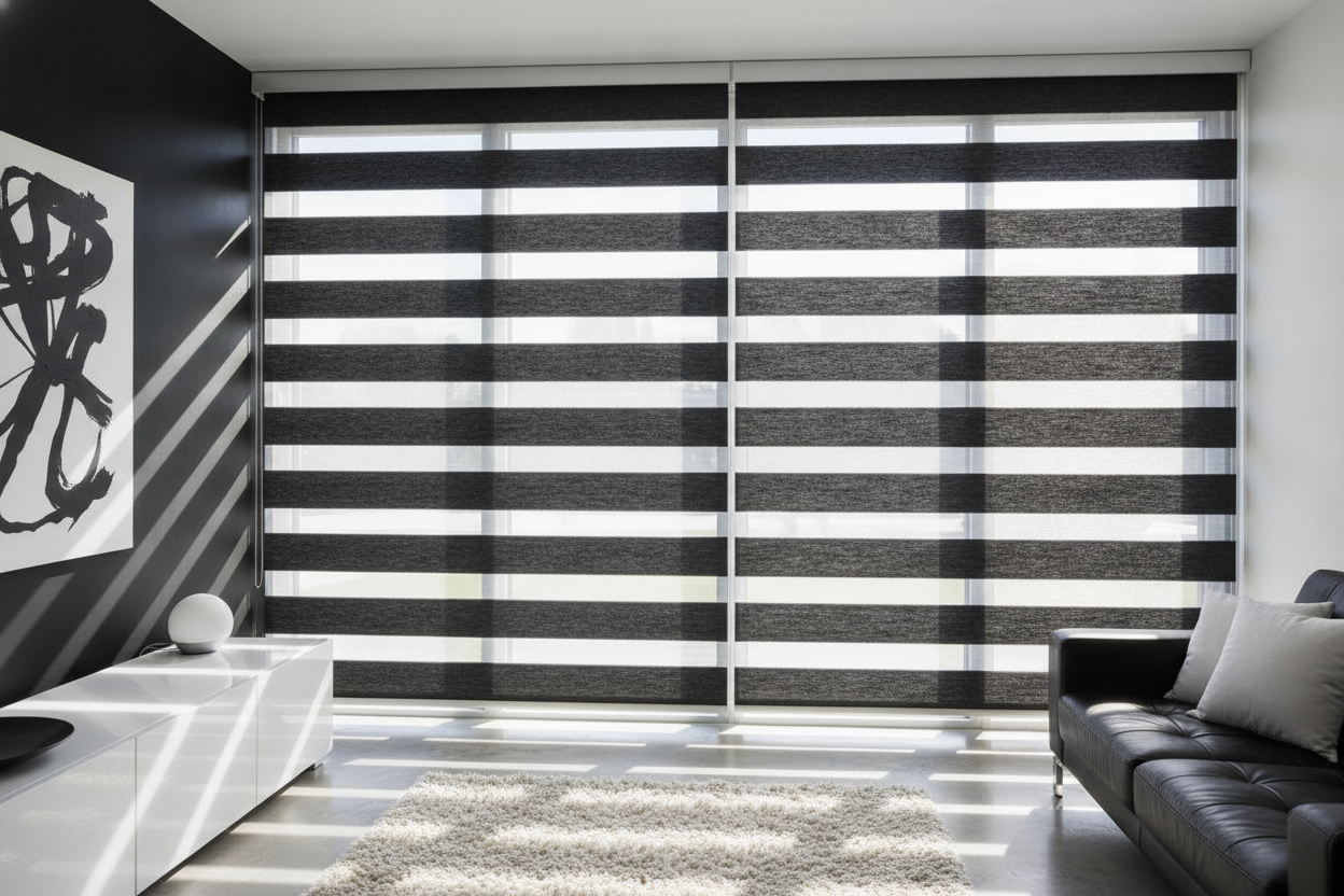 Why Your Black and White Window Blinds Look Like a Giant Barcode