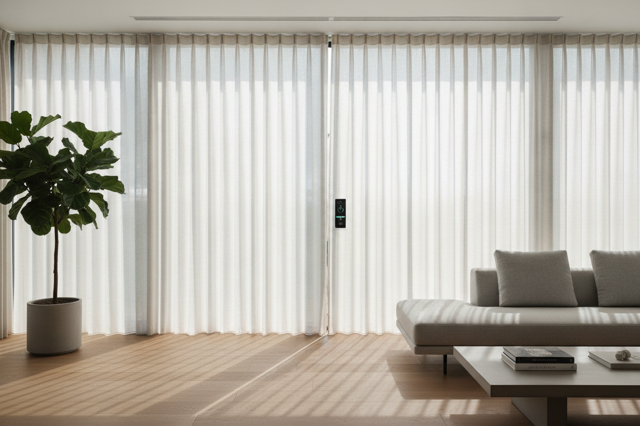 My 1970s Glass Wall Taught Me How to Buy Blinds for Difficult Windows
