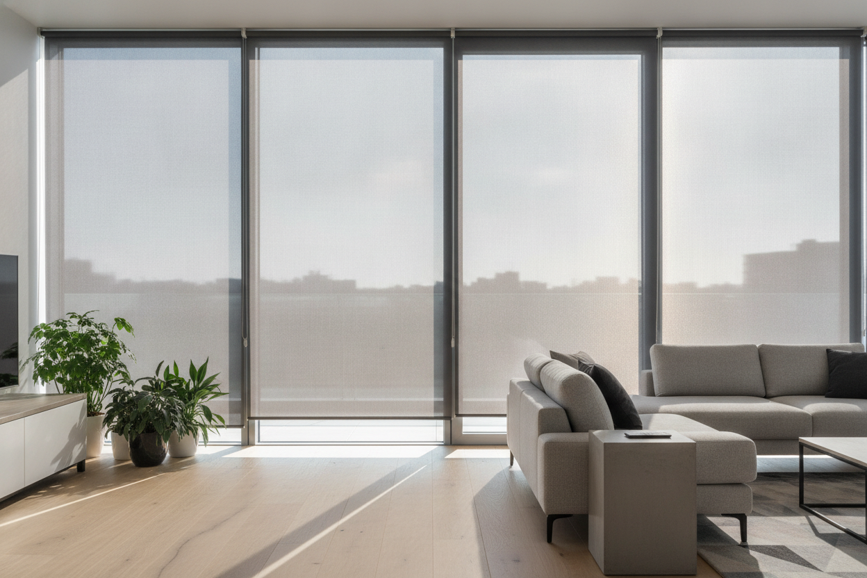 Why I Swapped Blackouts for Pull Down Tinted Window Shades