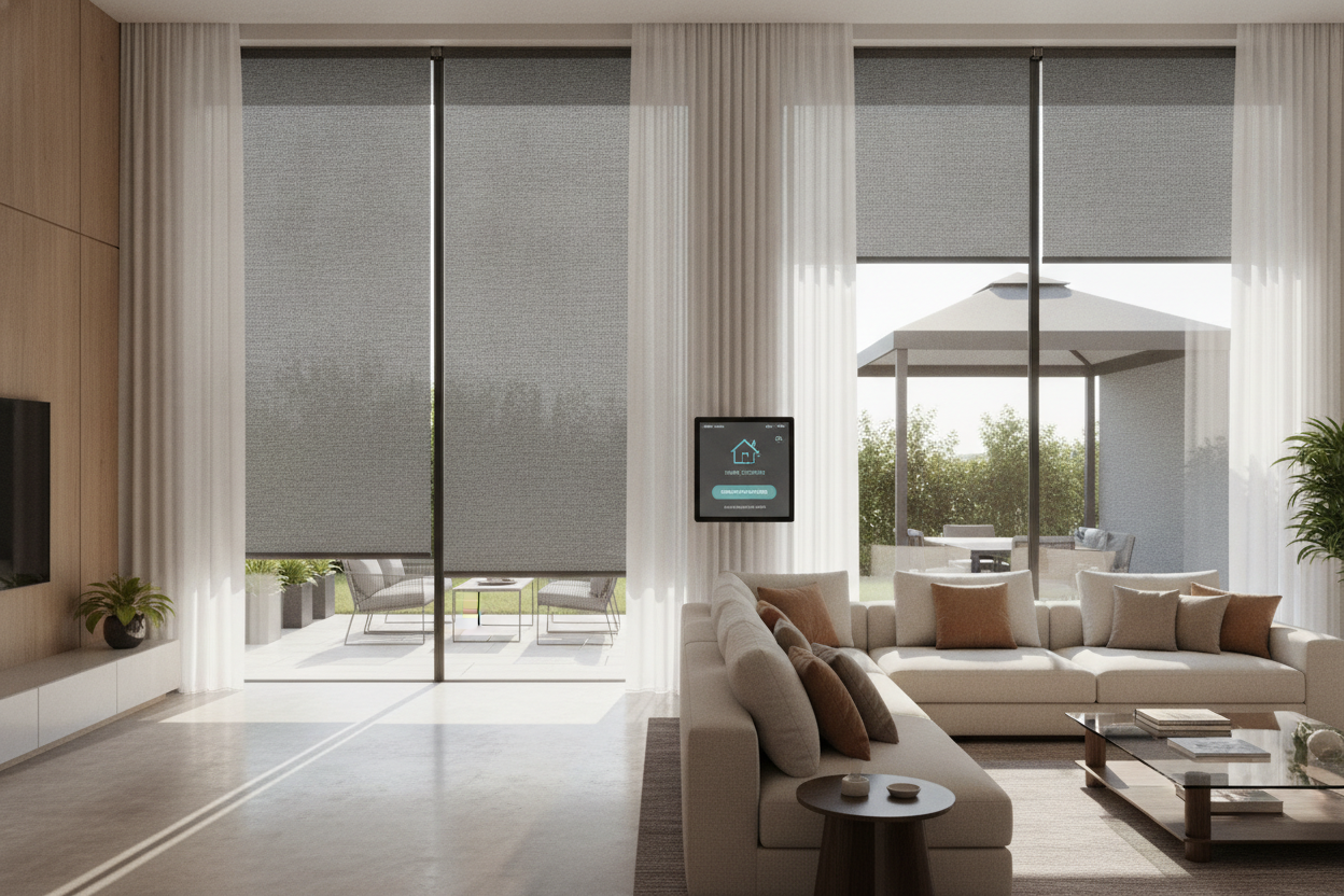 Why I Put Motorized Exterior Window Shades on the OUTSIDE of My House