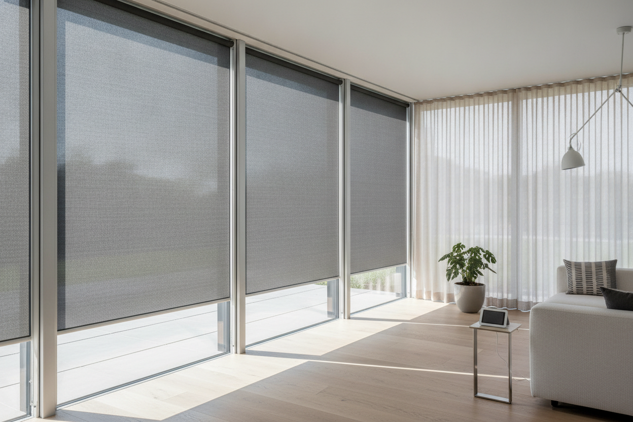 Are Motorized Outdoor Shades With Side Tracks Actually Worth the Markup?