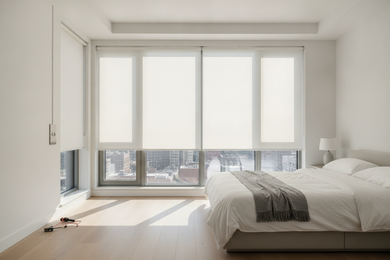 I Swapped 40 Batteries Before Upgrading to Hardwired Motorized Blinds