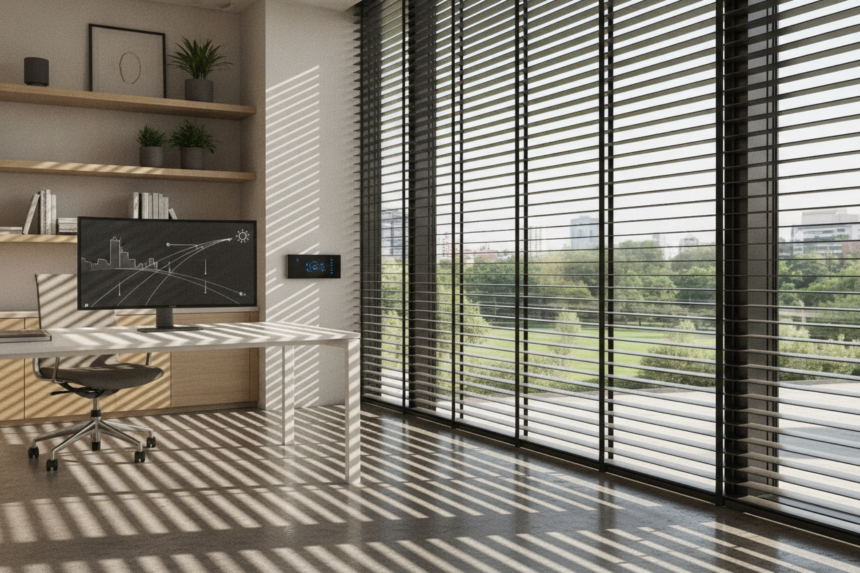 How I Programmed My Electric Venetian Blinds to Chase the Sun