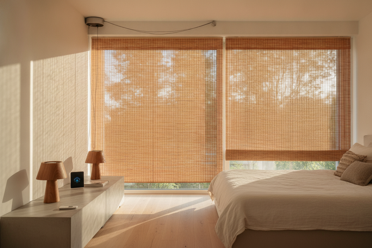 My Smart Home Felt Sterile Until I Automated Bamboo Chik Blinds