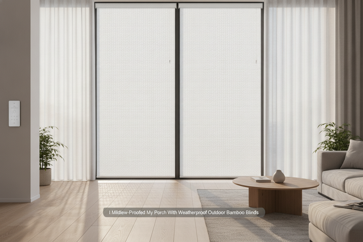 I Mildew-Proofed My Porch With Weatherproof Outdoor Bamboo Blinds