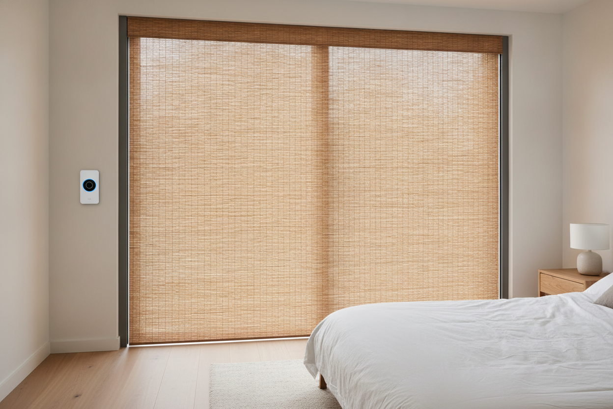I Upgraded to Blackout Bamboo Roller Blinds (And Fixed the Edge Gaps)