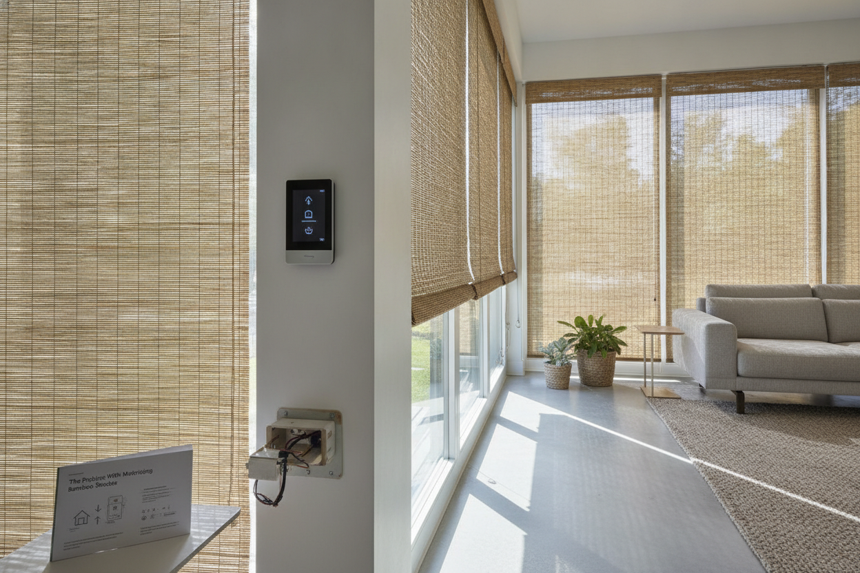 The Problem With Motorizing Select Blinds Bamboo Shades