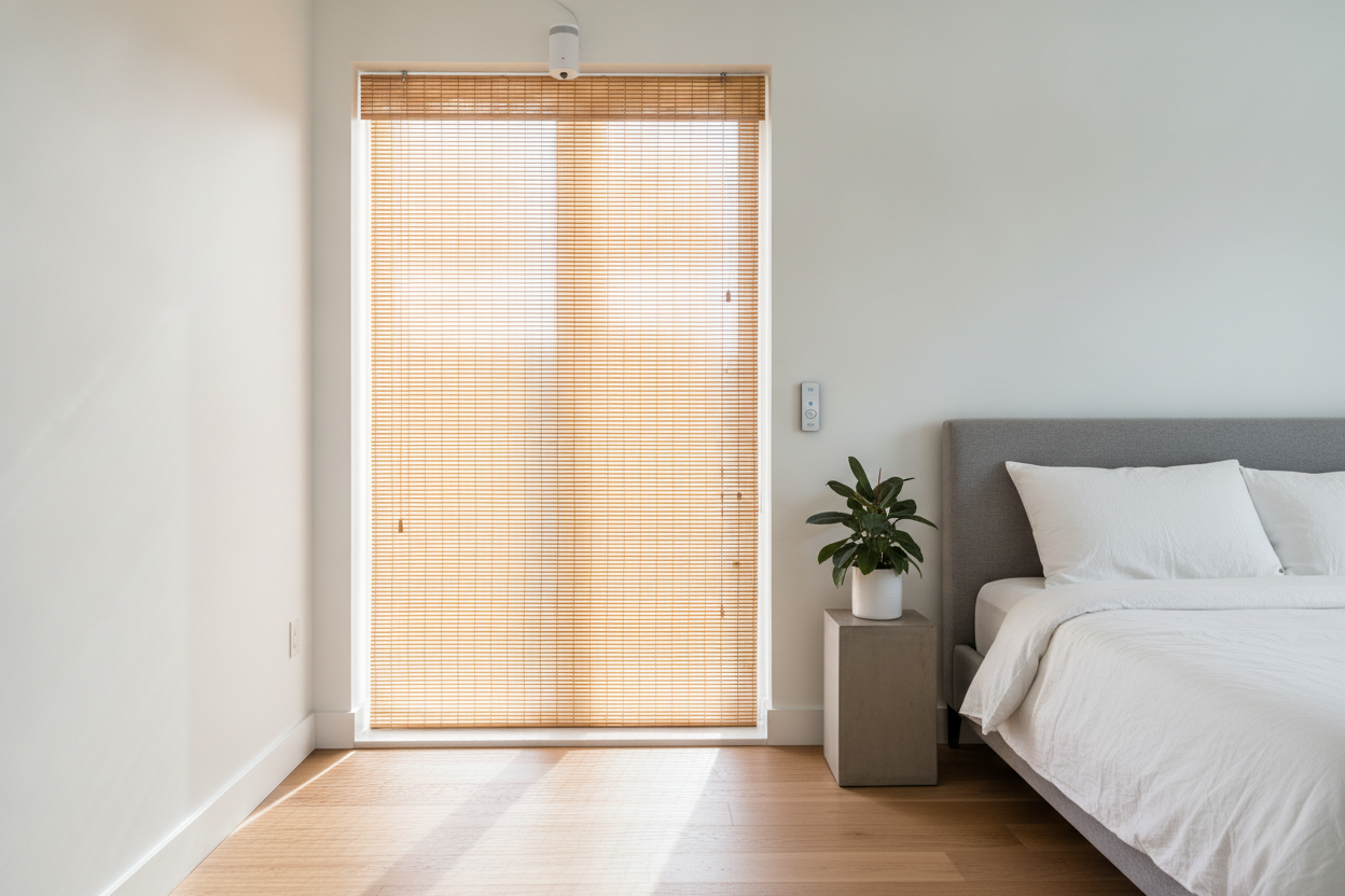 I Automated Bamboo Blinds 36 Inches Wide (And Kept My Deposit)