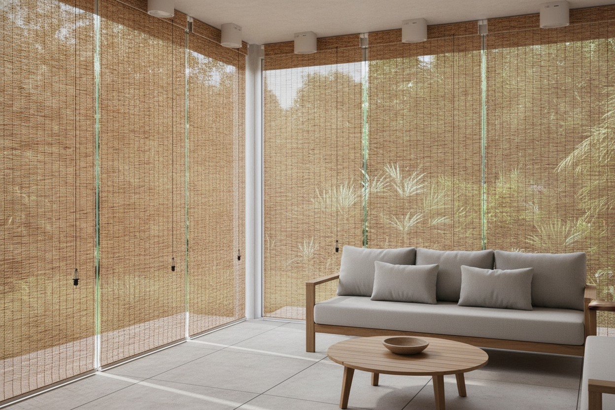 I Loved My Outdoor Bamboo Roll Up Blinds With Cord Until the Wind Hit