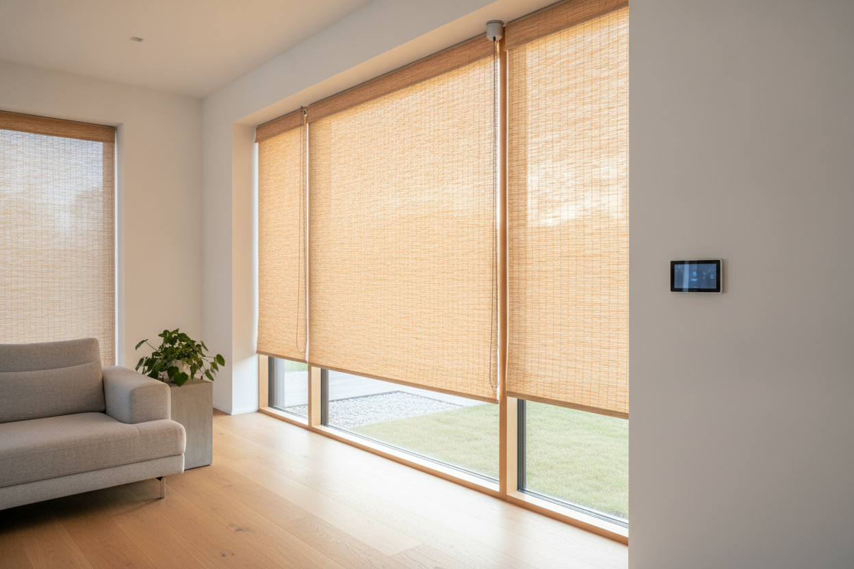 Why I Synced My Bamboo Roller Shade to a Smart Thermostat