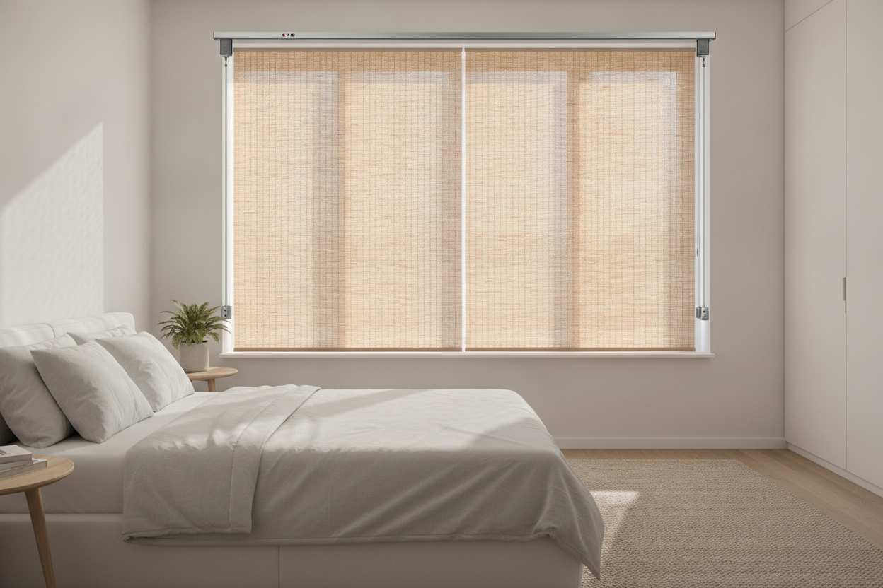 I Hung a Bamboo Curtain on a Smart Track (And It Actually Glides)