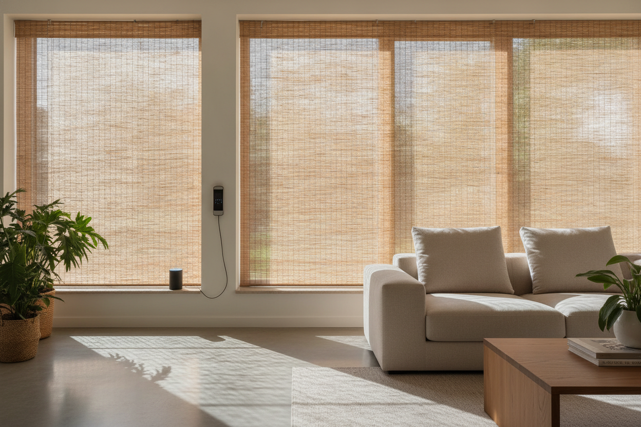 Why Your Bamboo Roman Shade Always Hangs Crooked (And The Smart Fix)