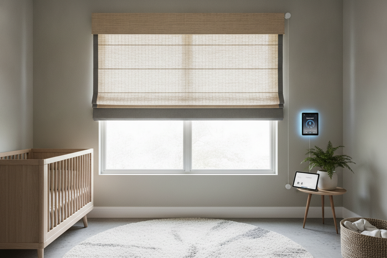 My Toddler Hated Naps Until I Automated Bamboo Lined Shades