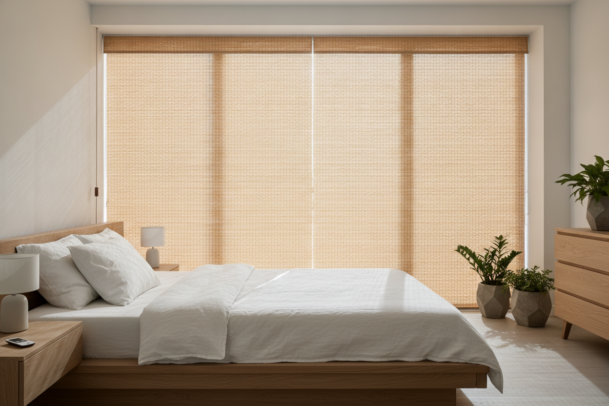 I Cured My Morning Migraines With Smart Bamboo Darkening Shades