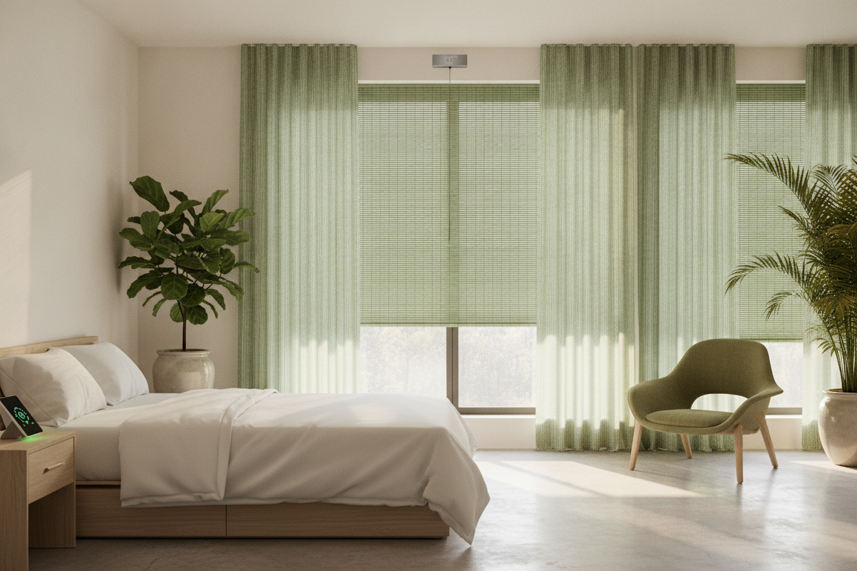 Stop Cooking Your Plants: Why I Automated Green Bamboo Blinds