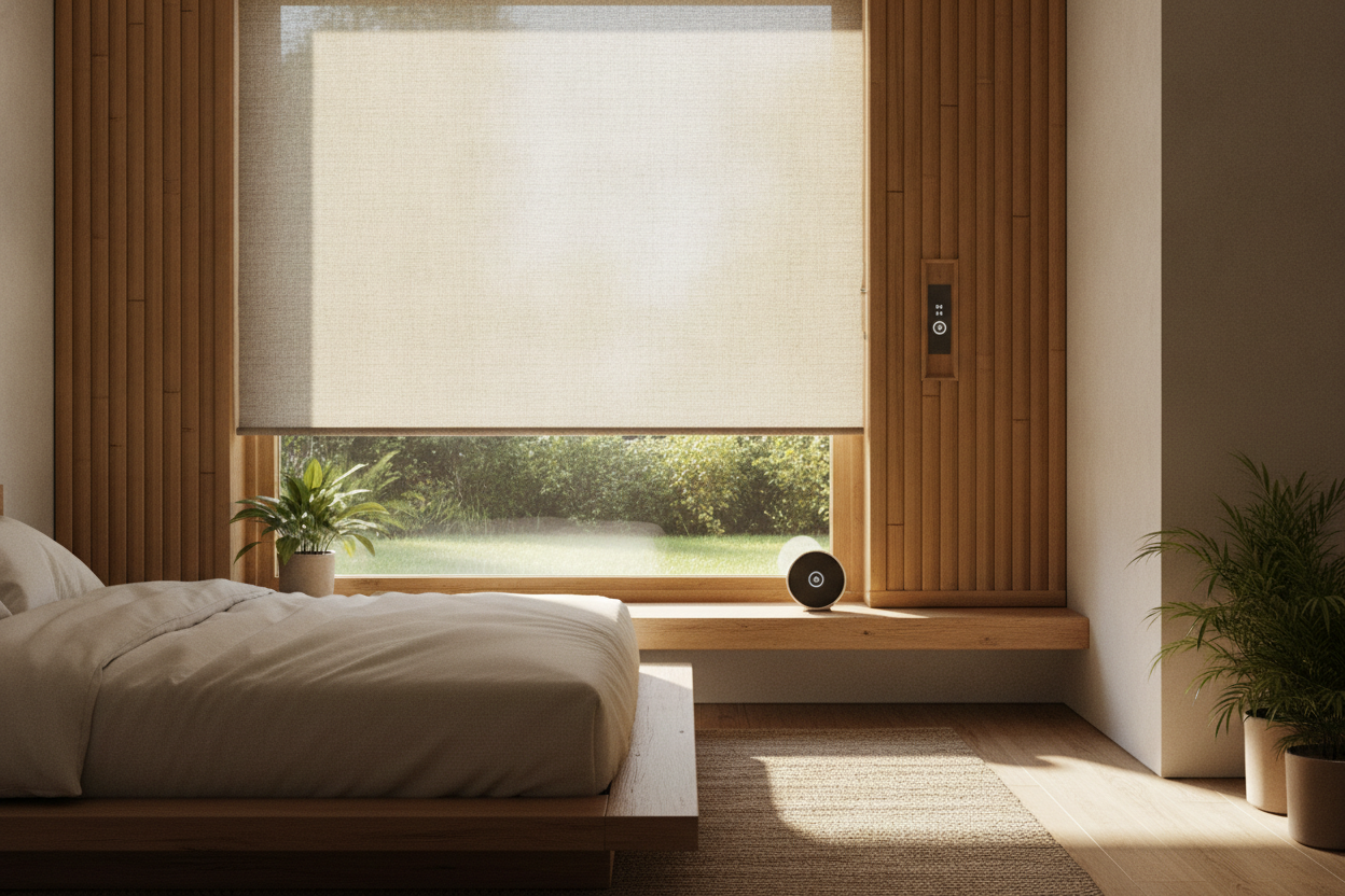A Bamboo Window Frame Fixed the Worst Part of Smart Shades