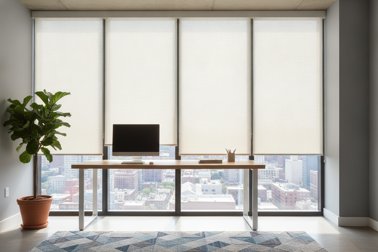 I Kept My View But Killed the Glare With Cordless Solar Shades