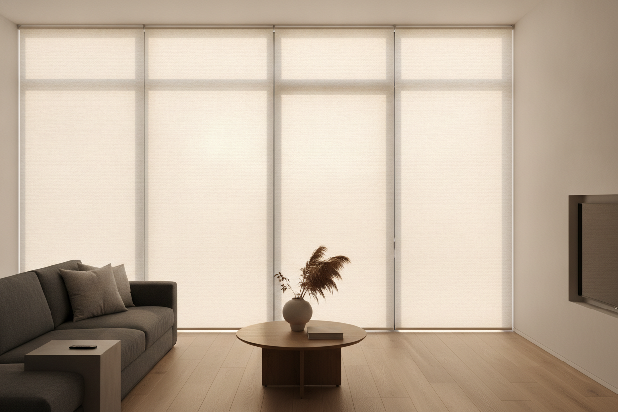 I Ditched Messy Curtains for a Motorized Sheer Cellular Shade