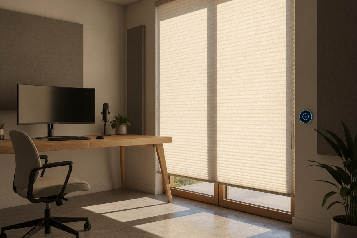 I Fixed My Bouncy Room Audio (The Secret Benefits of Cellular Shades)