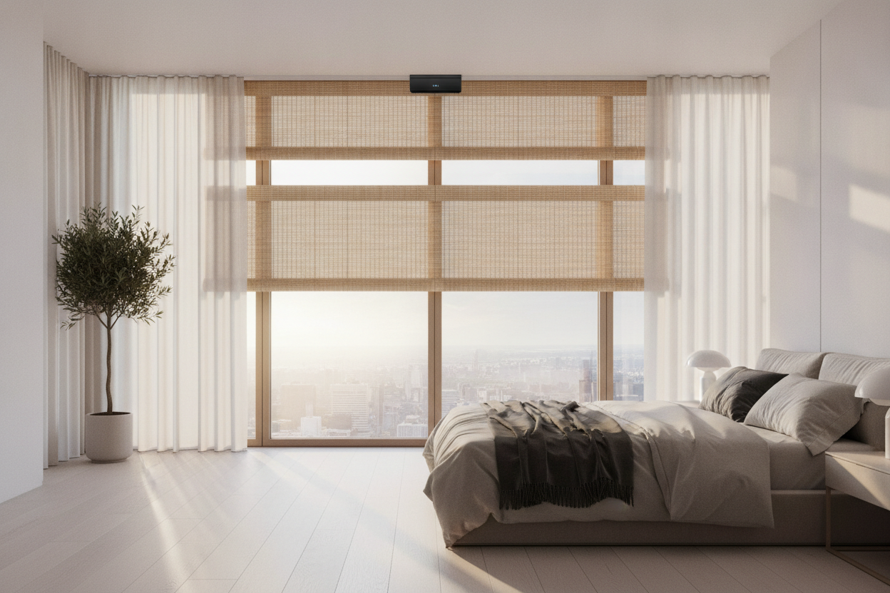 Nosy Neighbors? Cordless Top Down Bottom Up Bamboo Shades Fix It