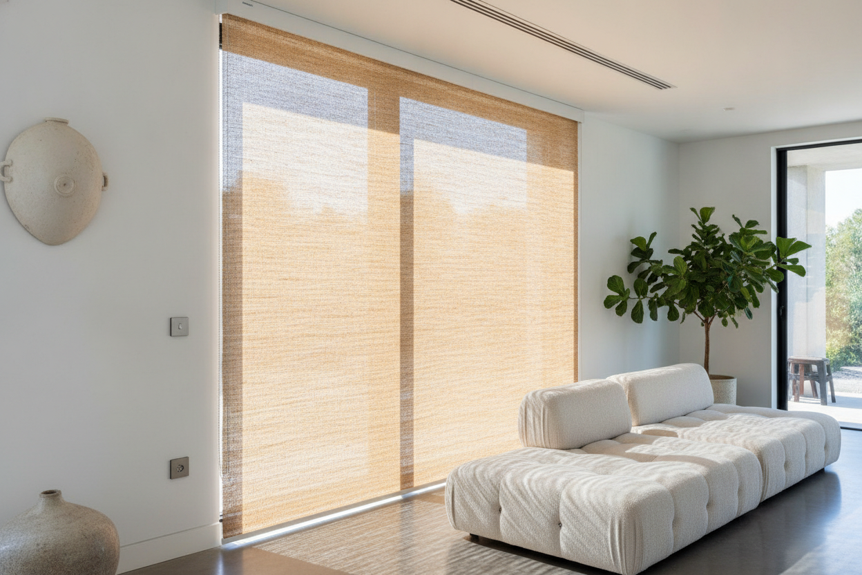 Why I Swapped My Sterile Smart Blinds for a Motorized Jute Shade