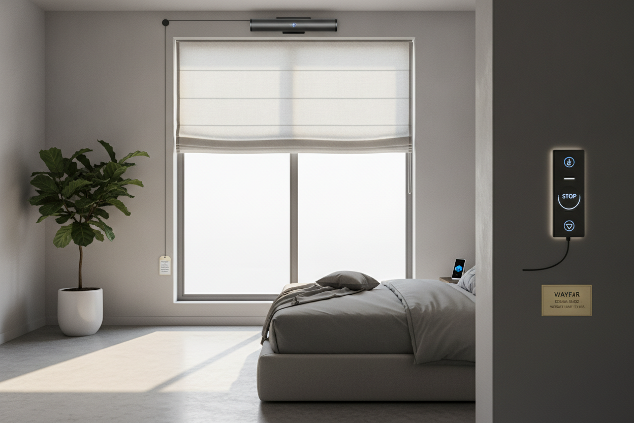 Your Wayfair Roman Blind Is Too Heavy for That Smart Motor