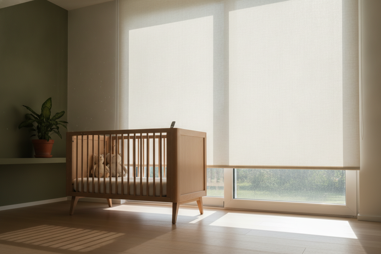 My Smart Shades Were Off-Gassing (So I Swapped to Non Toxic Blinds)