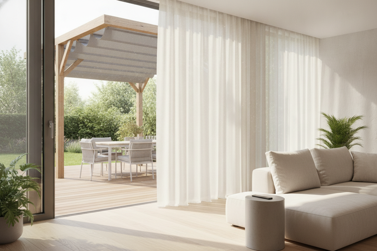 Why I Bolted a Motorized Shades Patio Cover to My Wooden Pergola