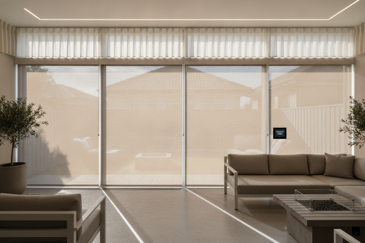 My Townhouse Banned High Fences, So I Automated a Privacy Shade Outdoor