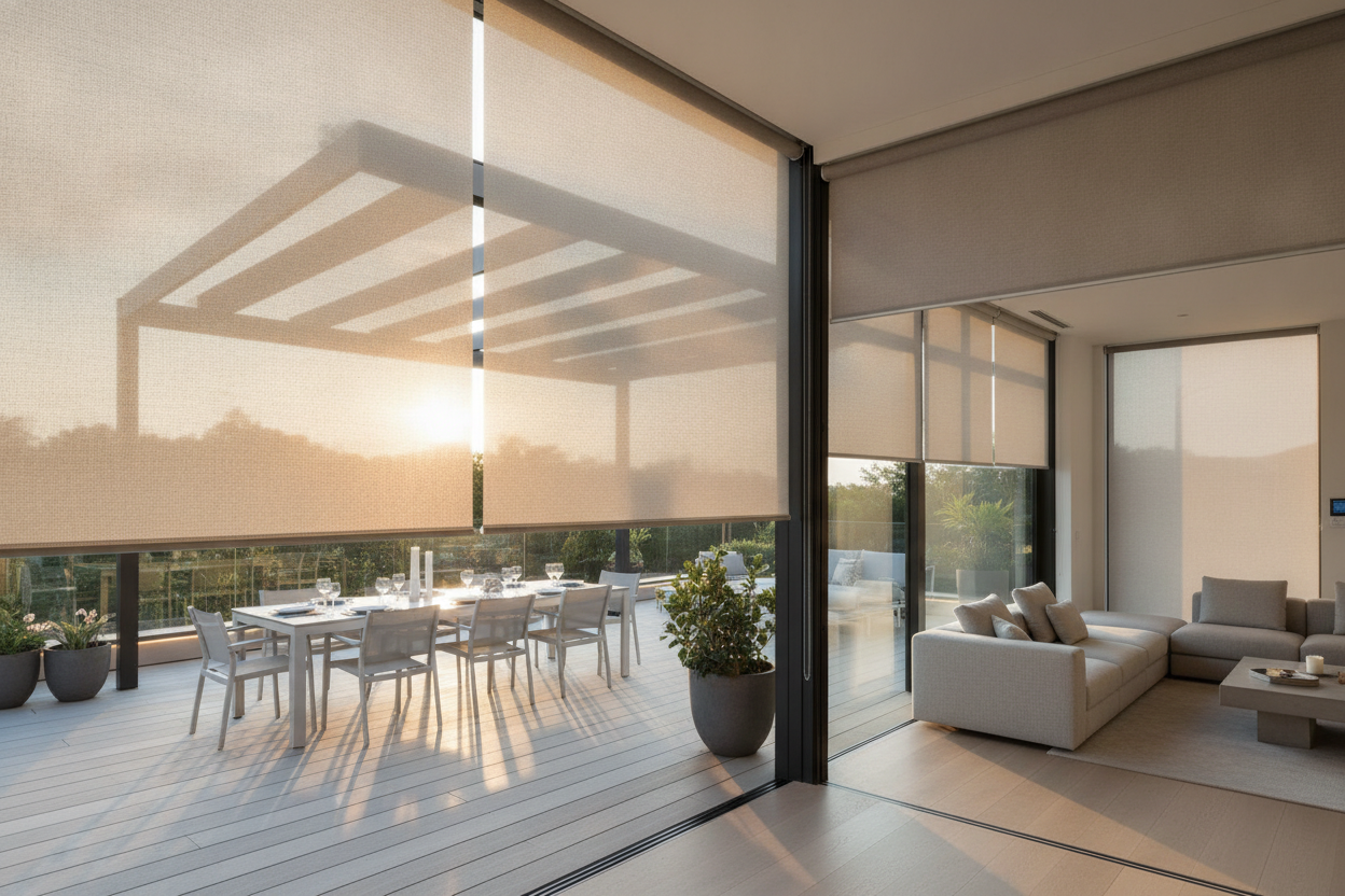 How an Outdoor Sun Shade for Patio Fixed My Awkward 6PM Dinner Parties