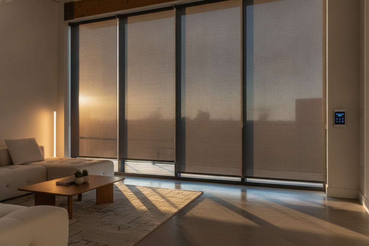 Why Your Solar Shade Privacy Completely Disappears at Night