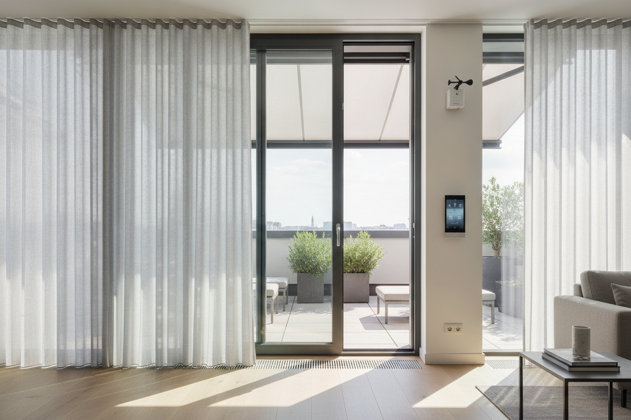 Why I Synced My Motorized Shade for Terrace to a Wind Sensor