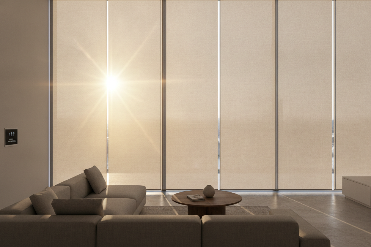 Do Vertical Outdoor Sun Shades Actually Block That Blinding 6 PM Glare?