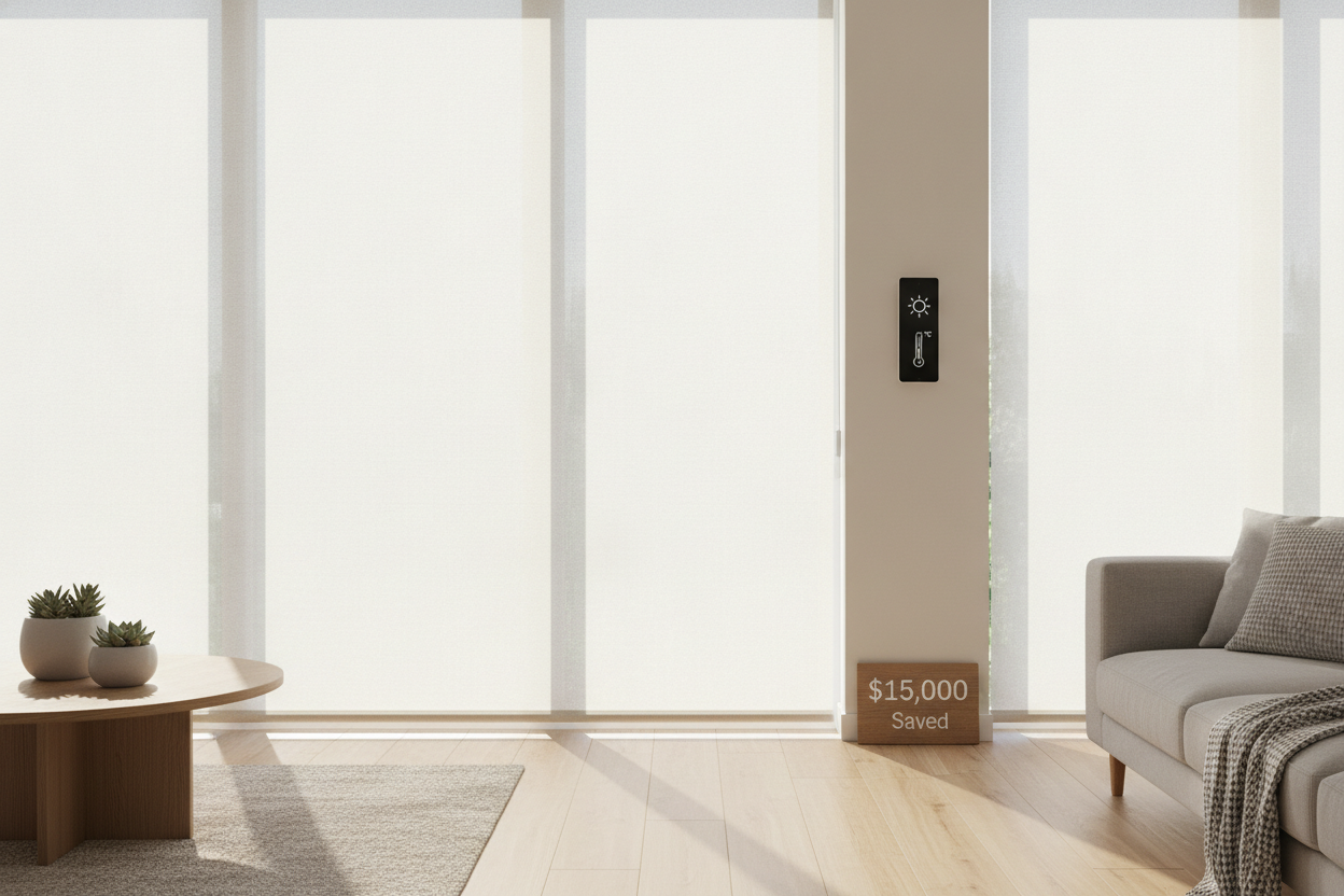 I Saved $15k on New Windows By Using Smart Window Shades for Sun