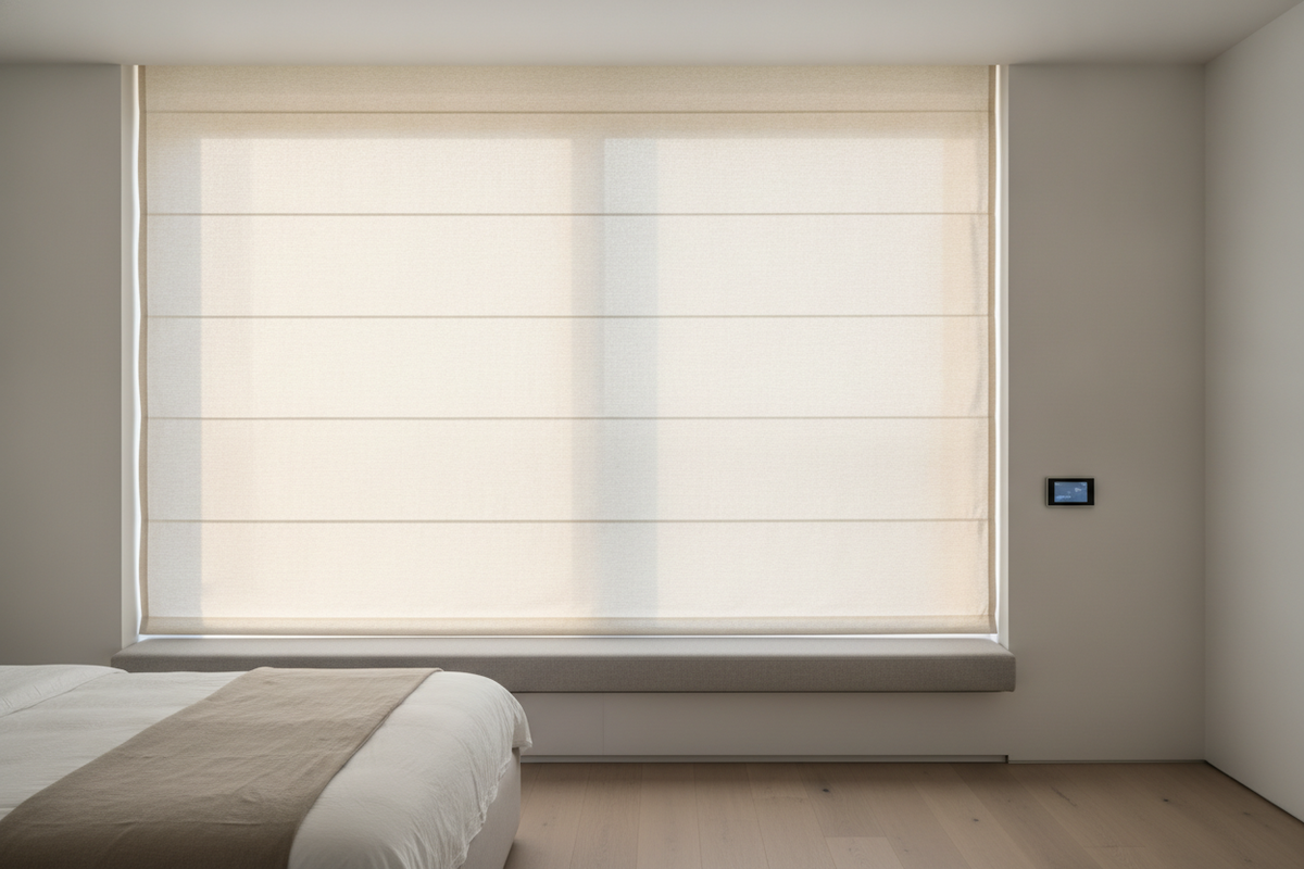 Why I Refuse to Split Blinds on a Roman Shade Large Window Setup