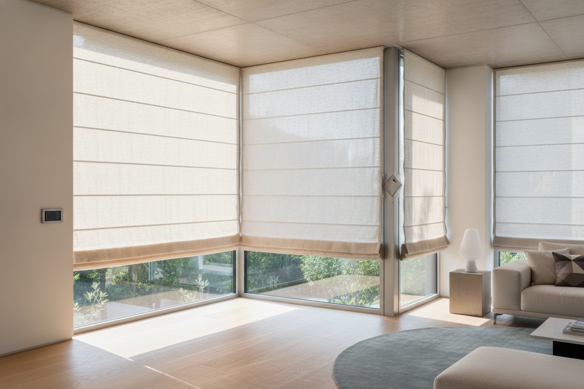 The Awful Corner Gap in Blinds for L Shaped Windows (And How I Fixed It)