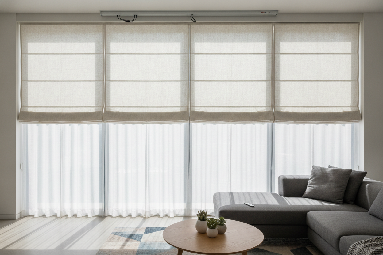 I Saved $800 By Building a Smart DIY Roman Blind From Scratch