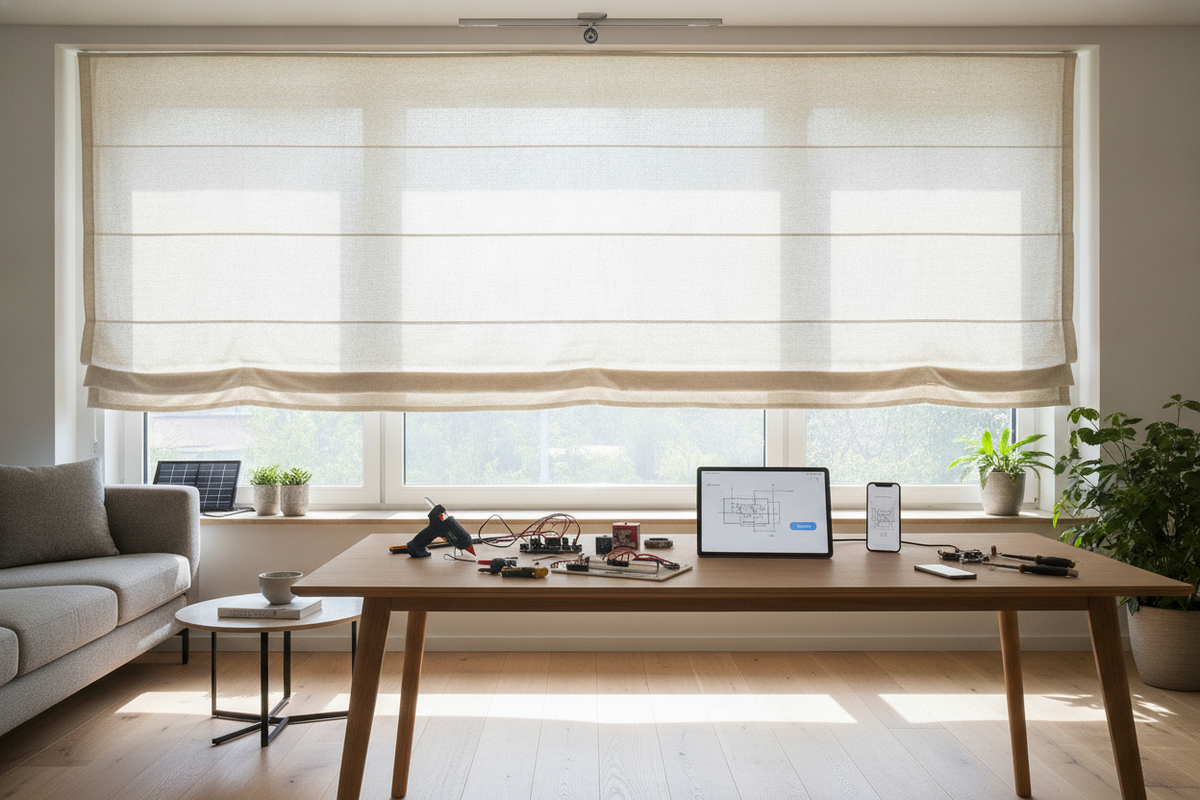 How I Built Smart DIY Roman Shades Blinds (No Sewing)