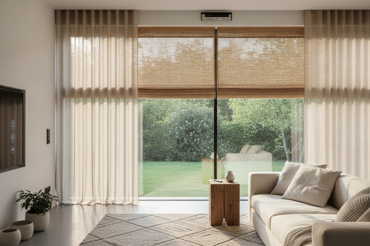 Your Smart Home Looks Like a Spaceship (And Roman Shades Wood Fixes It)