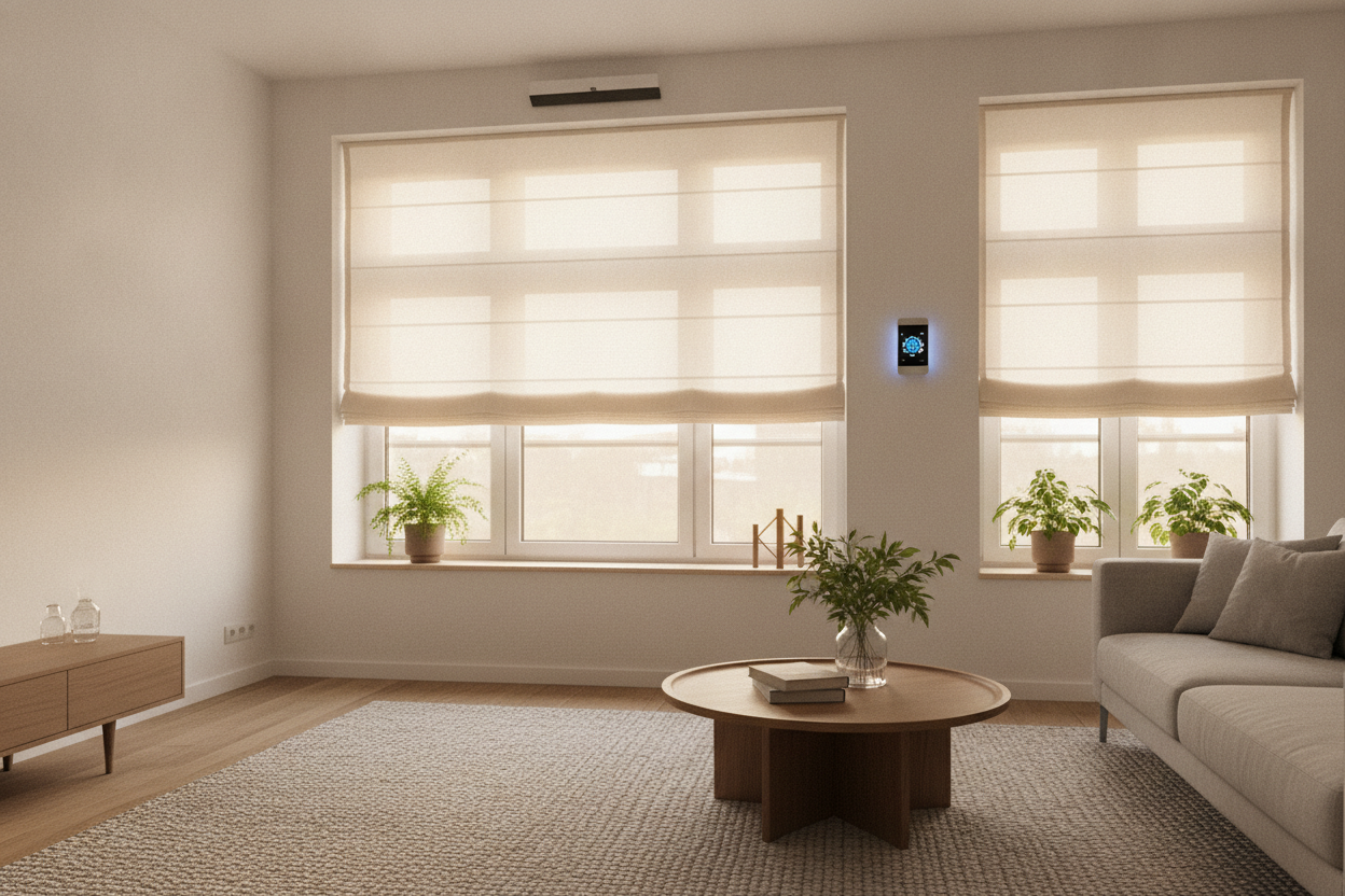 Why My Brittle Walls Forced Me to Try a No Drill Roman Shade