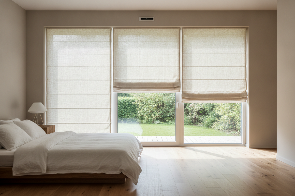 I Upgraded to a Natural Roman Shade (And the Motor Hated It)