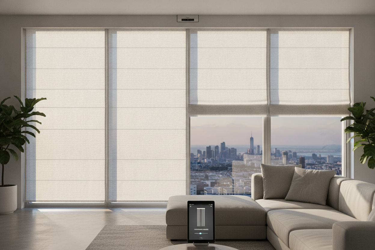 My Crooked Windows Solved the Inside vs Outside Mount Roman Shades Debate