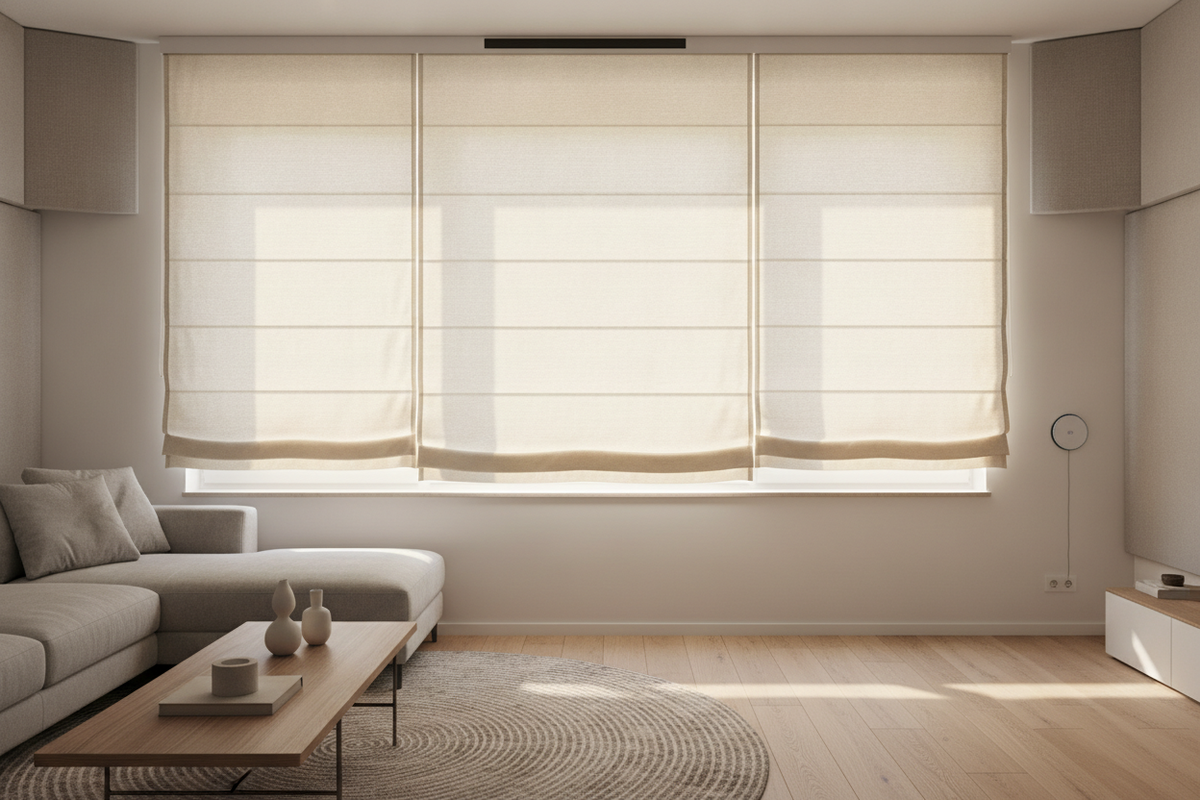 Your Smart Blinds Are Causing Echoes (And Modern Roman Shades Fix It)