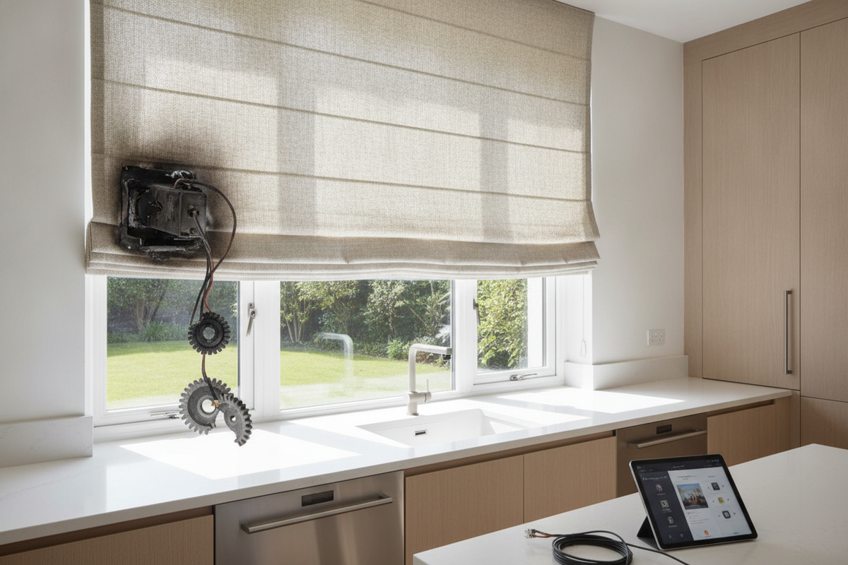 Why Cheap Off-the-Shelf Shades Roman Blinds Fried My Motors