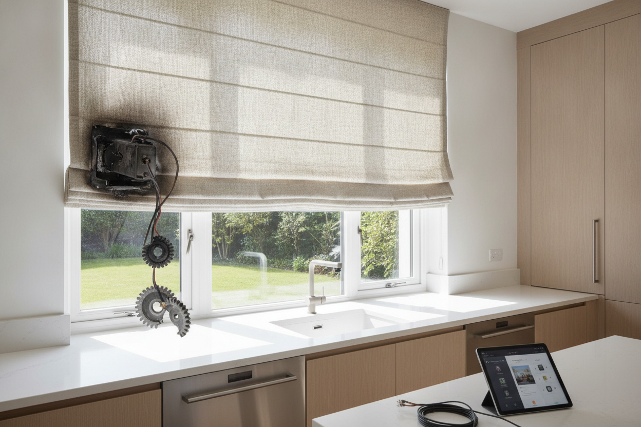 Why Cheap Off-the-Shelf Shades Roman Blinds Fried My Motors