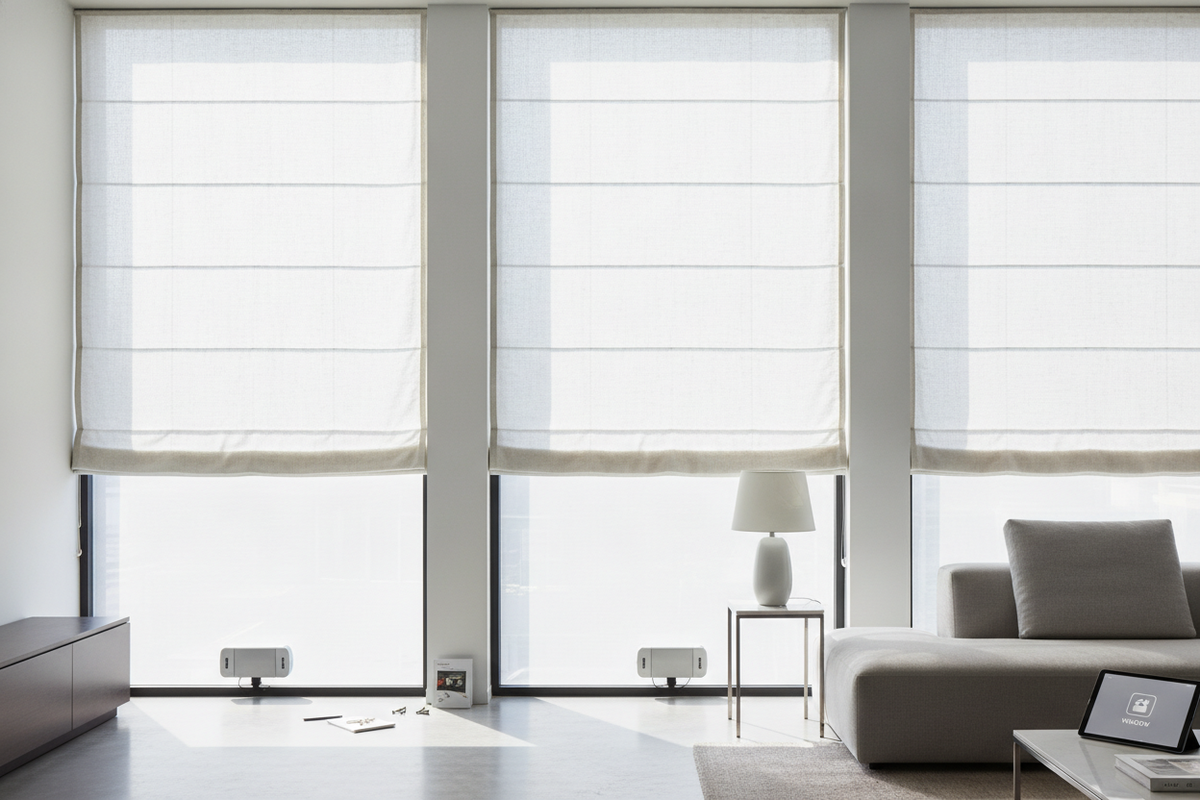 Can You Actually Fit a Smart Motor Inside a 31 Inch Roman Shade?